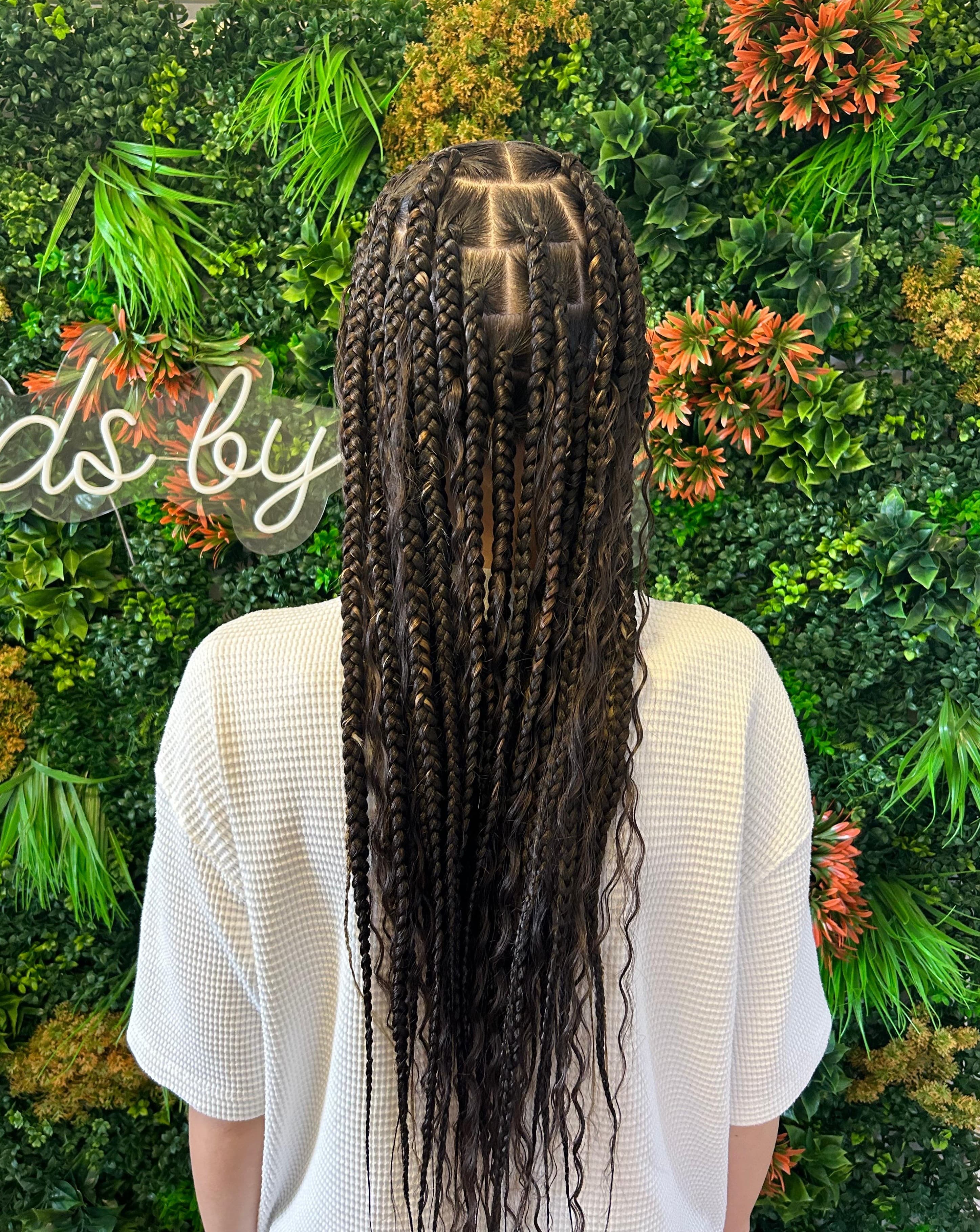 Boho Braids marimea M - impletituri boho cu bucle in Bucuresti