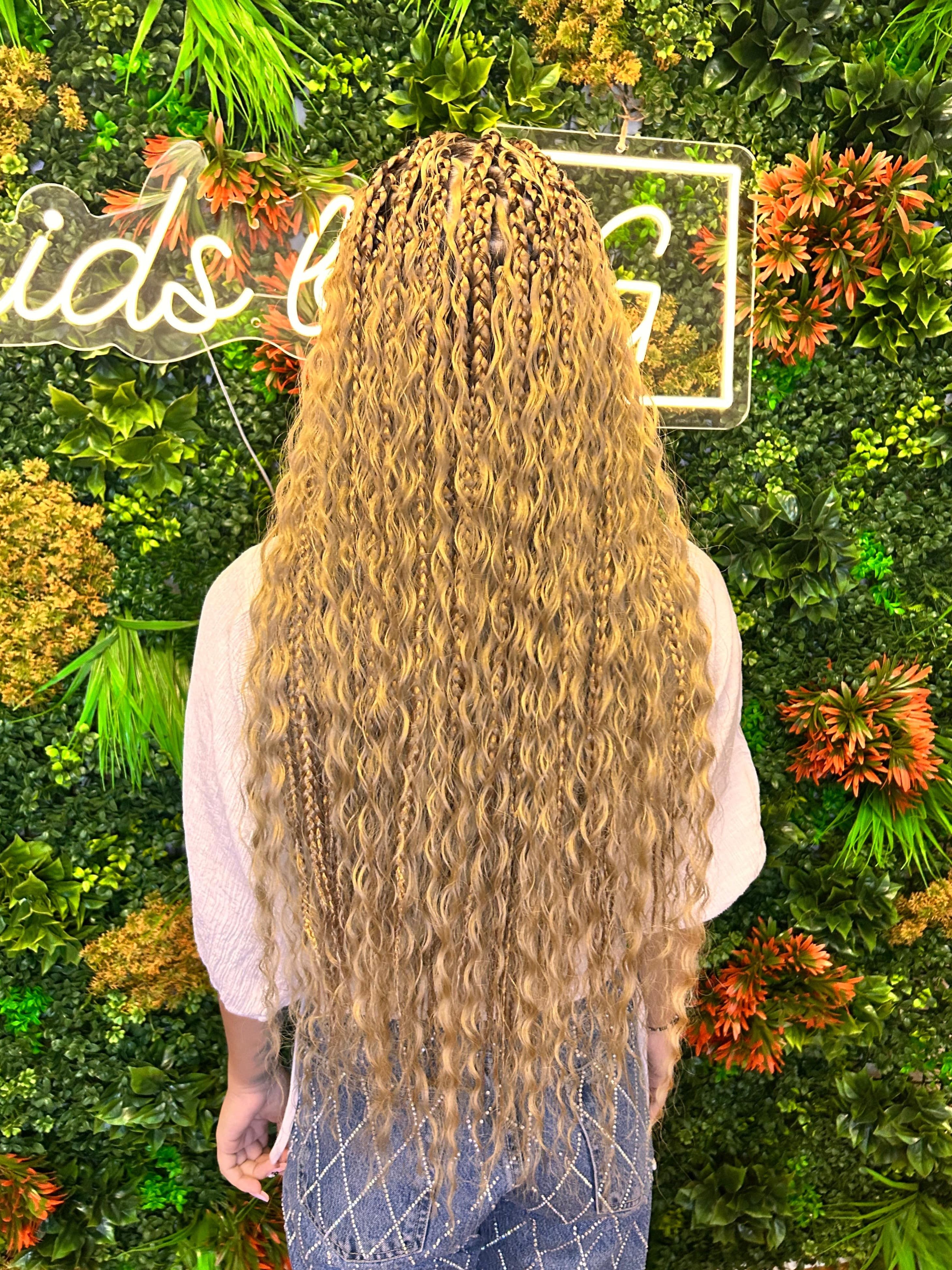 Boho Braids marimea S - impletituri afro cu bucle in Bucuresti