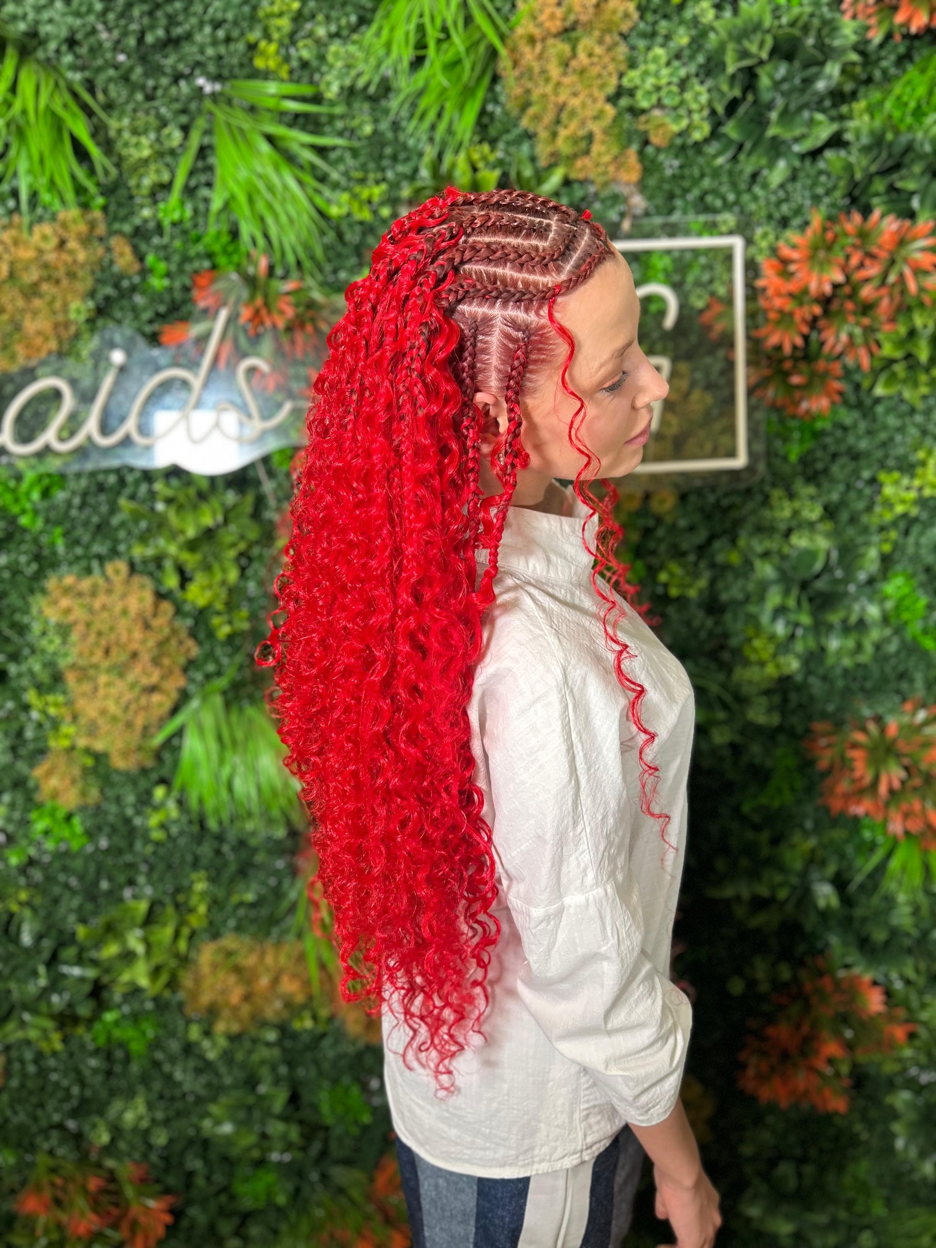 Fulani Boho - codite afro pe scalp